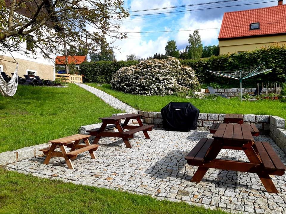 Penzion Pod Sudem Lázne Libverda Exterior foto